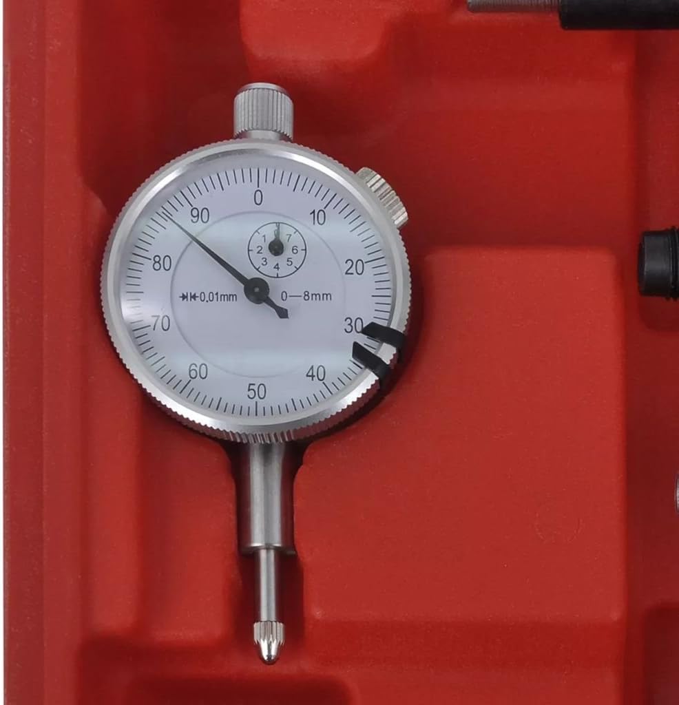 vidaXL Einstell-Werkzeug Dieselpumpe Einspritzpumpe Adapter Messuhr Bosch Lucas=