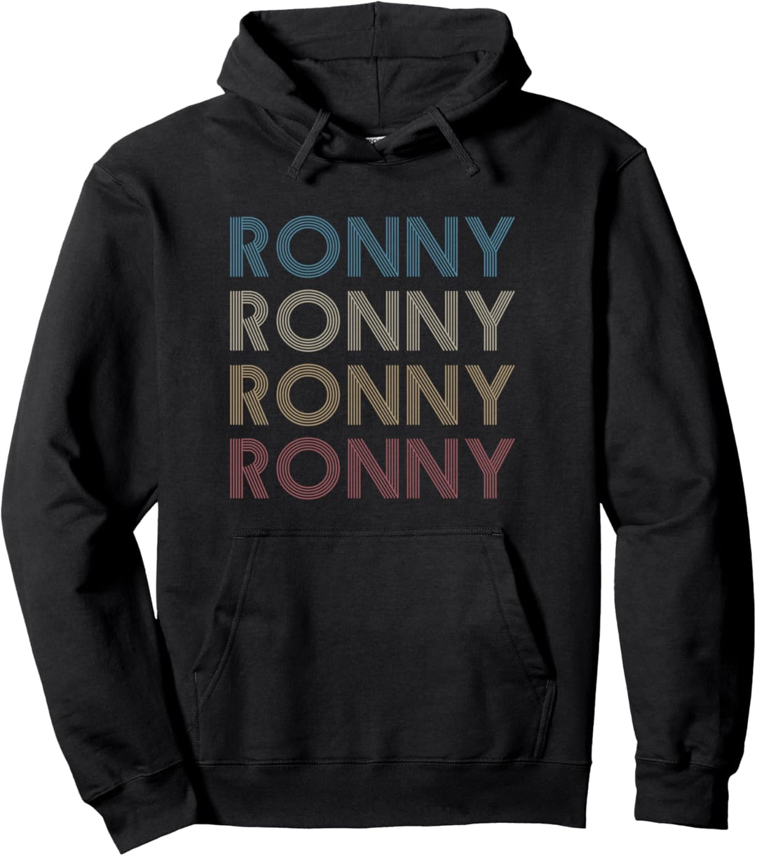 Ronny Vorname I Stolz Vintage I Ronny Name Pullover Hoodie