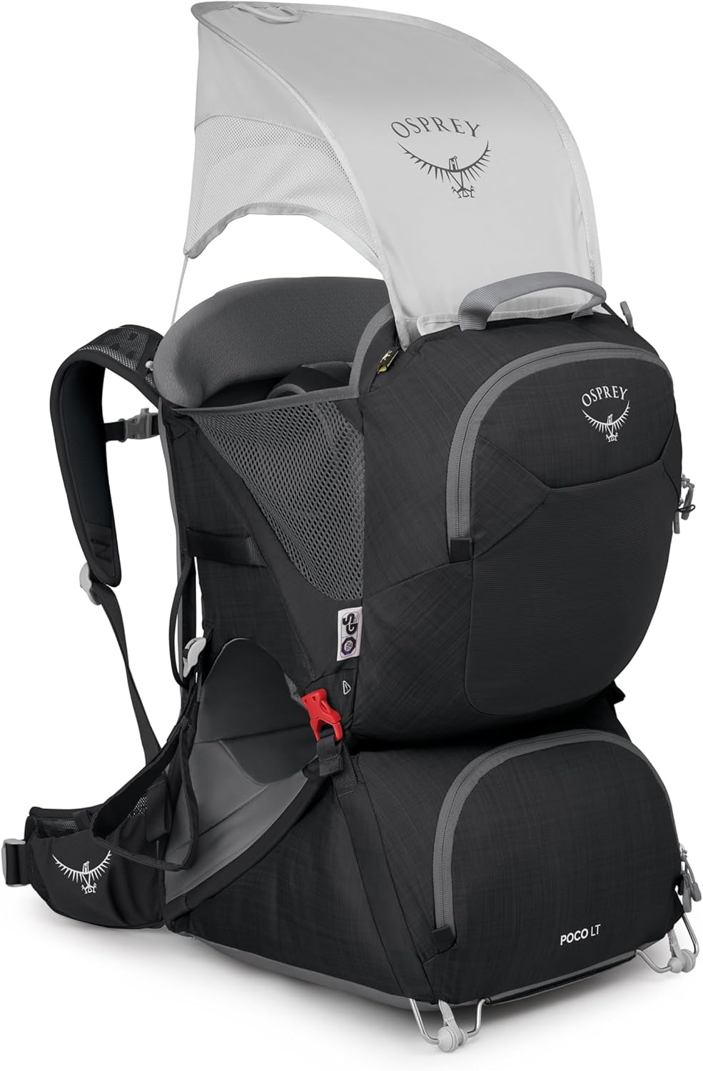 Osprey Poco LT Child Carrier – Technisch – Outdoor - Kinder – Kindertrage - Black O/S Black Einheits