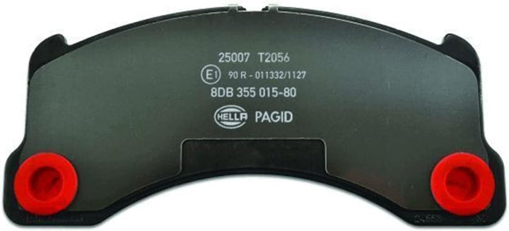 HELLA PAGID 8DB 355 015-801 Bremsbelagsatz - T2056 - Dicke/Stärke: 17.1mm - Bremssystem: Brembo - fü