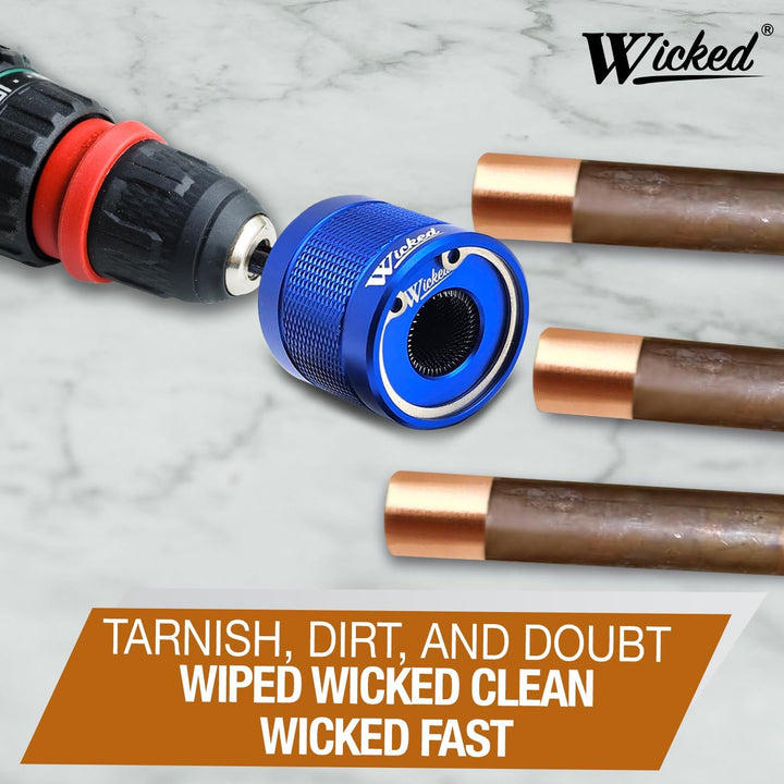 Wicked Rohrreinigungsbürsten-Set für Kupferrohr, 1,27 cm, professionelle Klempnerwerkzeug, industrie