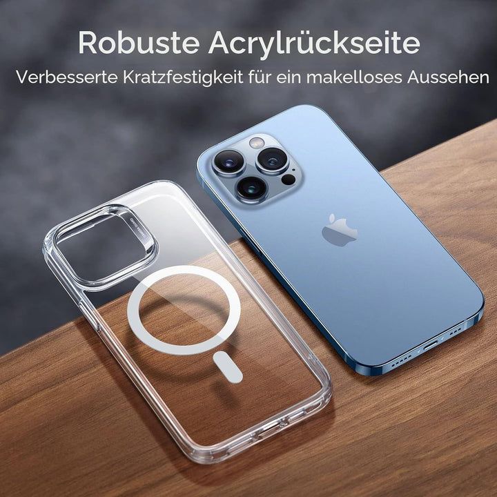 ESR für iPhone 13 Pro Hülle, Kompatibel mit MagSafe HaloLock, Hybrid Magnetisches Kabelloses Laden,