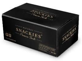 SNACKIES 16er-Pack (à 170g) Premium Snacks für Hunde, Herzhafte Wasserbüffelwürfel ohne Zusatz von G