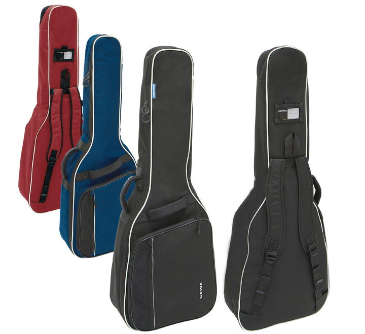 GEWA Gitarren Gig Bag Economy 12cm Polsterung für Konzertgitarre, E-Gitarre, Akustikgitarre, Western
