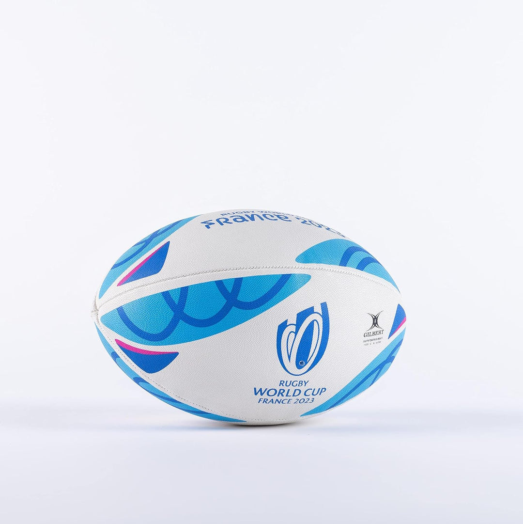 Gilbert Unisex Erwachsene Supporter Rwc2023 Ball, Weiss Blau, 38