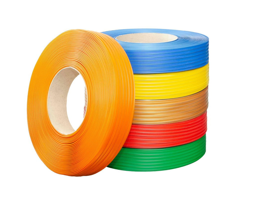 Premium Clipband Rolle aus Kunststoff Draht 2/7 500m (Weiss), Weiss
