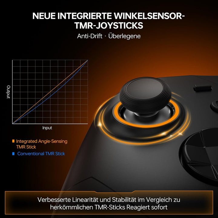 GuliKit ES MAX Gaming-Controller, Bluetooth &amp; Kabel
