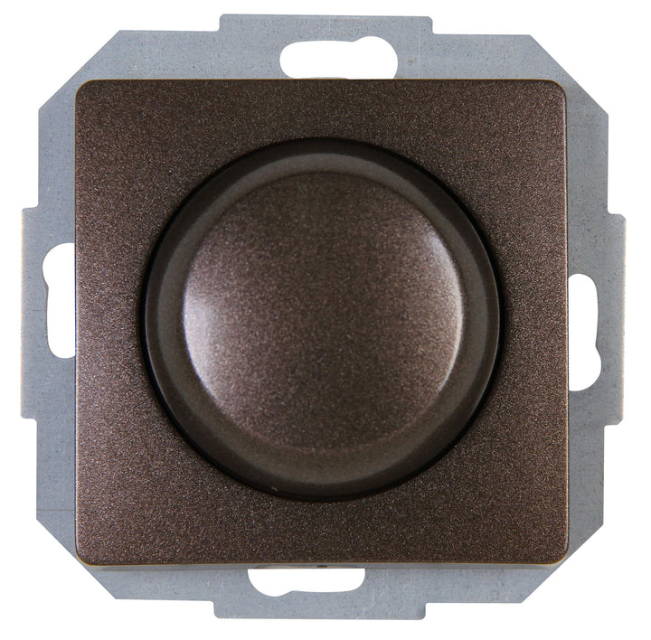 Kopp Paris Druck-Wechsel-Dimmer, Kombigerät, LED-Dimmer, für Glüh-Lampen, 230V Halogenlampen, Phasen