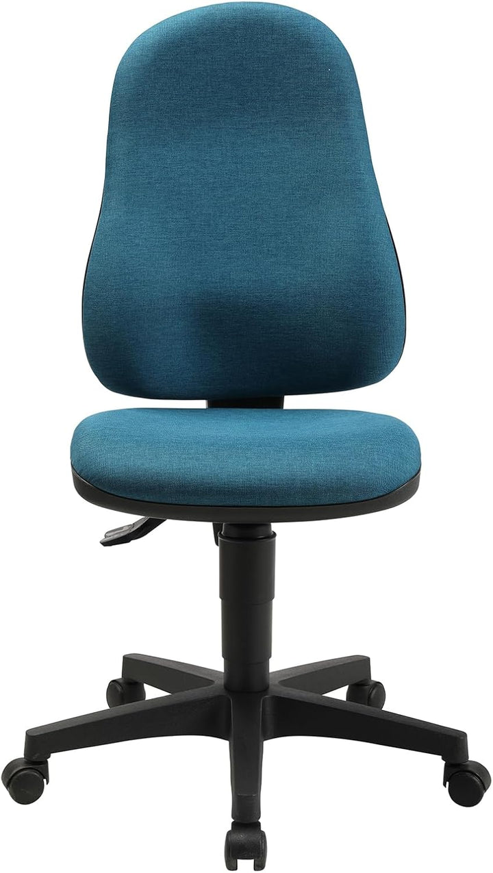 TOPSTAR Bürostuhl Point 60 Schreibtischstuhl Kassenstuhl höhenverstellbar ergonomisch Petrolblau, 81