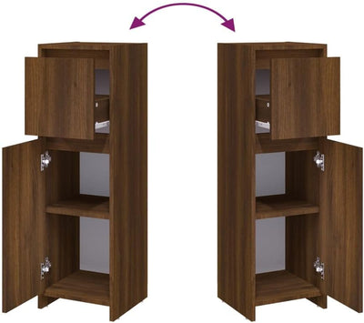 homiuse 30x30x95 cm Badezimmerschrank Waschbeckenunterschrank Badezimmer Möbel Badschrank Baduntersc