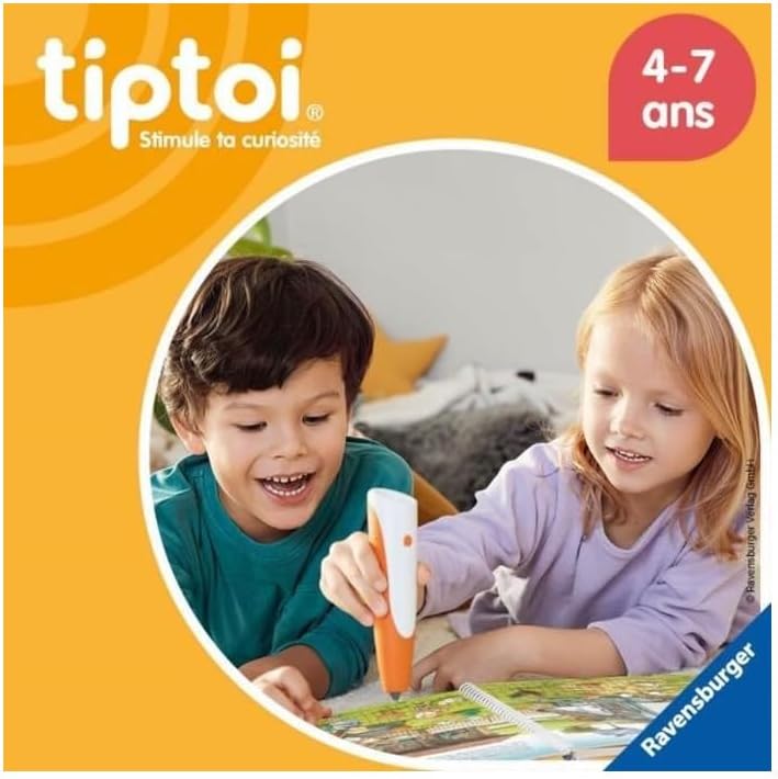 Ravensburger - tiptoi® – Starter-Set – Leser + Buch Ich entdecke die Dinosaurier – elektronisches Le