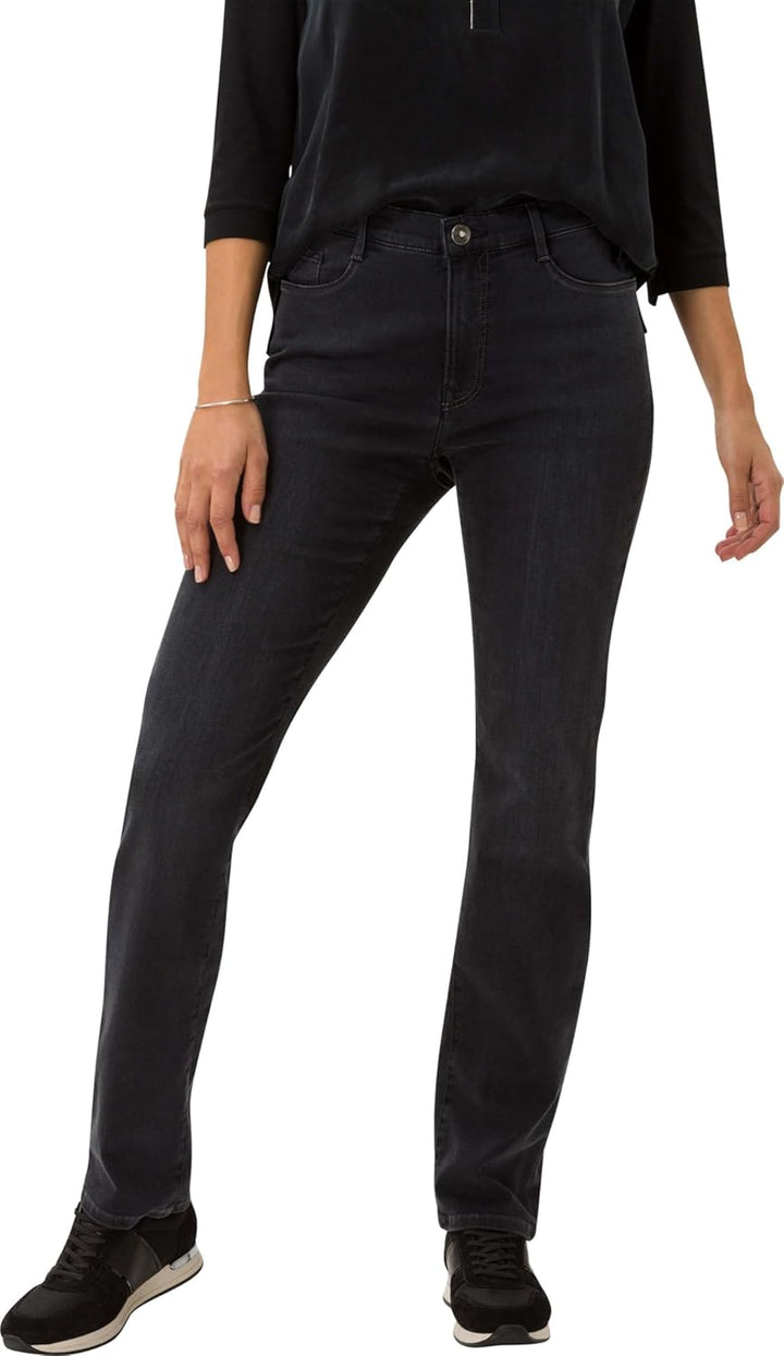 BRAX Damen Style Mary Soft Denim Stretch Jeans 29W / 30L Used Black, 29W / 30L Used Black