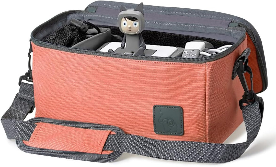 fantifant Musikbox Tasche für Toniebox [ + Netzbeutel für Tonies ] Flexible TRANSPORTTASCHE FÜR TONI