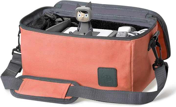 fantifant Musikbox Tasche für Toniebox [ + Netzbeutel für Tonies ] Flexible TRANSPORTTASCHE FÜR TONI