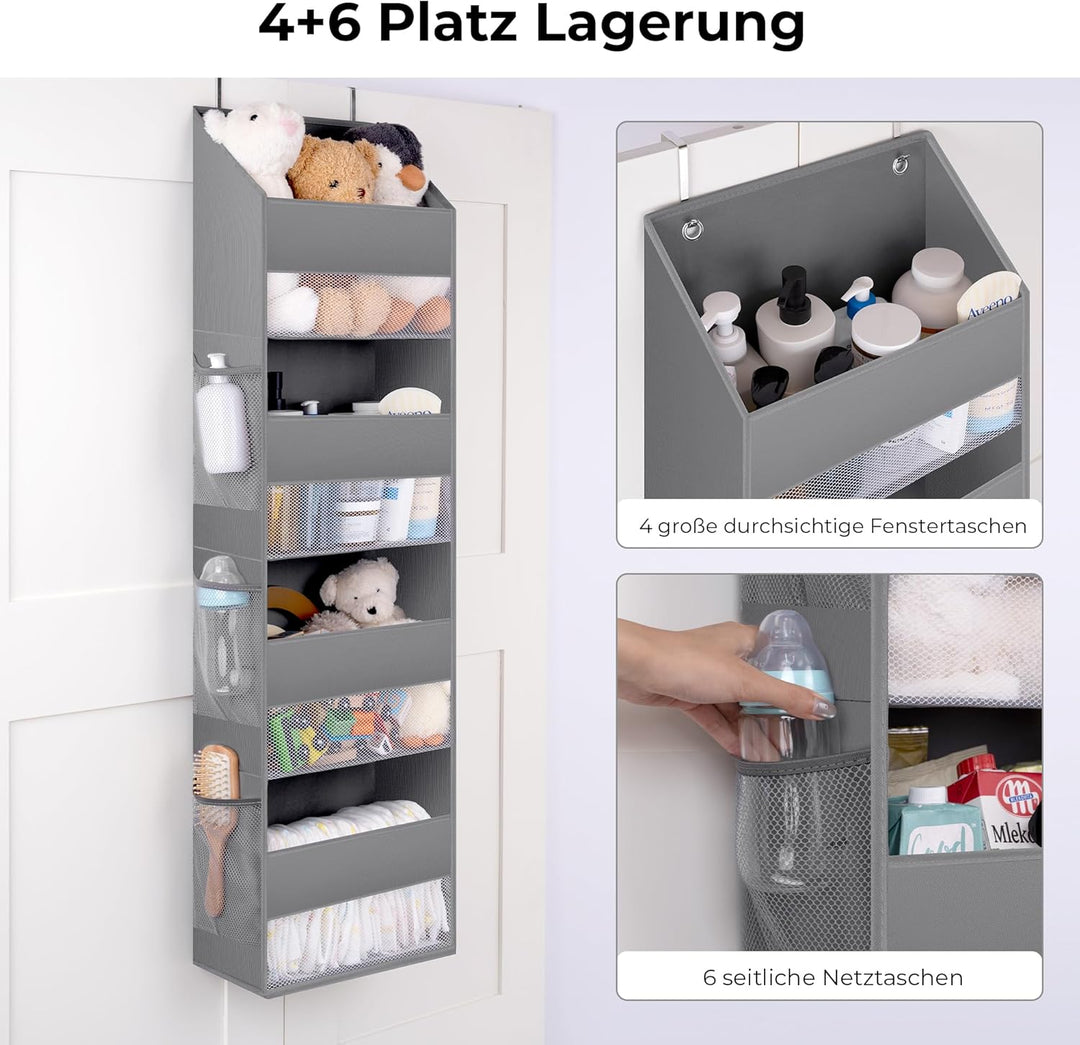 GRANNY SAYS Hängeorganizer Tür mit 4 Taschen, Packung mit 1 hinter der Tür hängenden Speicherorganis