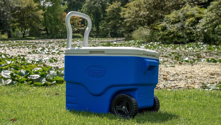 Coleman Passive Kühlbox 40 QT Performance Wheeled Cooler, Thermobox 37.5 L Fassungsvermögen, Mobile
