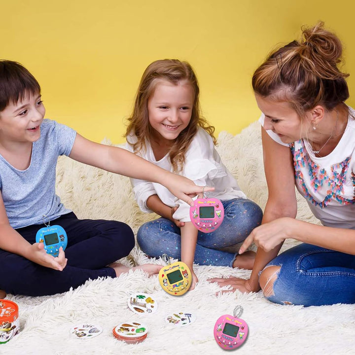 Elektronische Haustier Spielmaschine, 3 Stück Tragbares Haustierspielzeug, Handheld Virtuelle Hausti