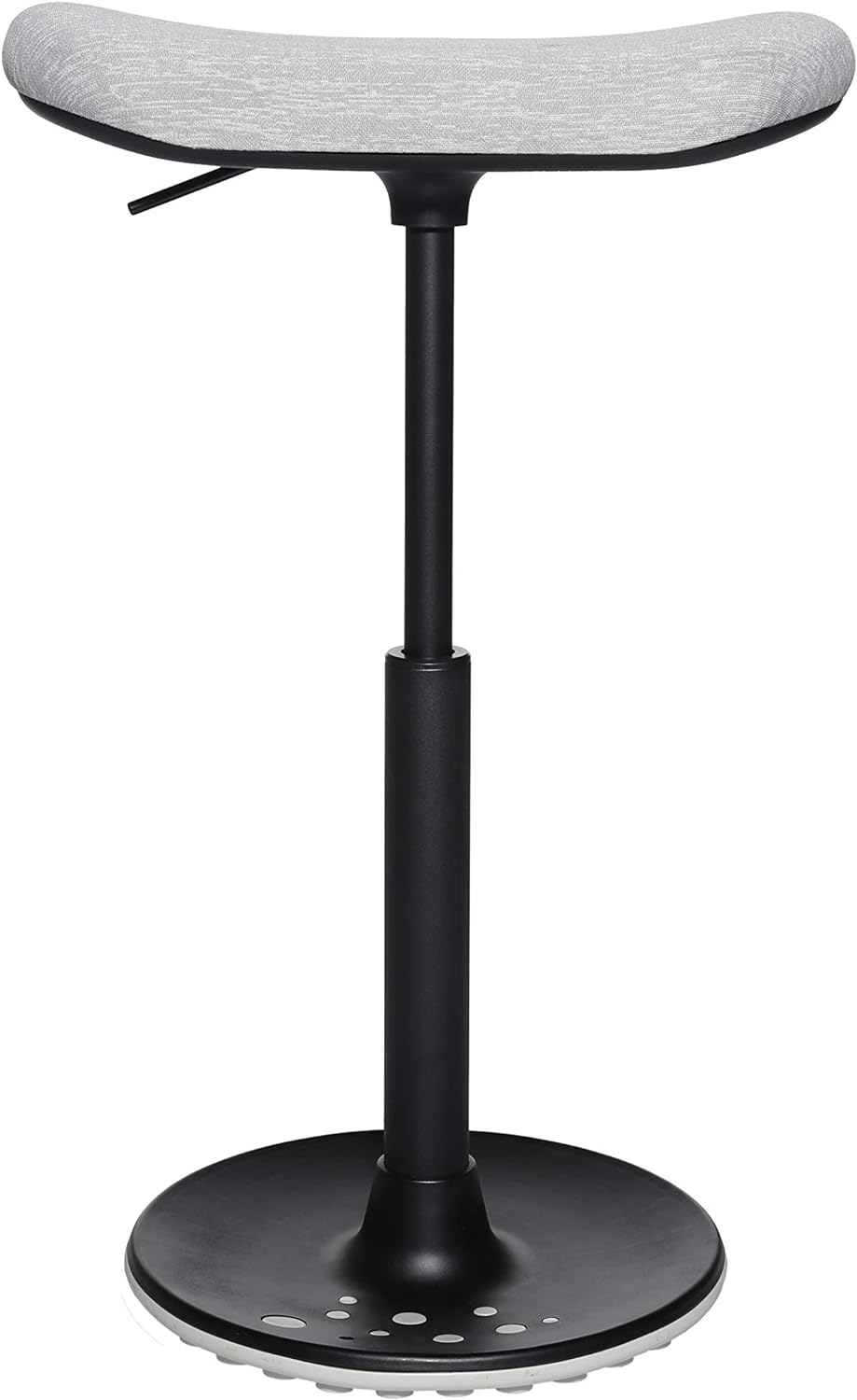 Topstar Sitness H2, Arbeitshocker, Stehhilfe, Drehhocker, Skateboardsitz, höhenverstellbar, Stoffbez