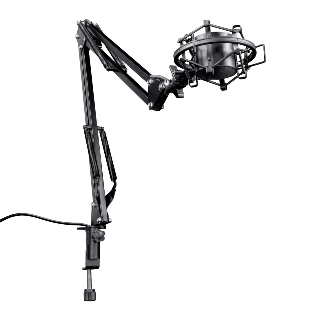 Trust Gaming GXT 253 Emita Mikrofon Arm, Mikrofonständer, Einstellbarer Tischarm, Integriertes 290 c