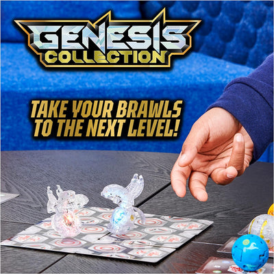 BAKUGAN 'Evolutions' Genesis Collection 8er Pack, inkl. 2 leuchtenden Bällen mit integrierten LEDs