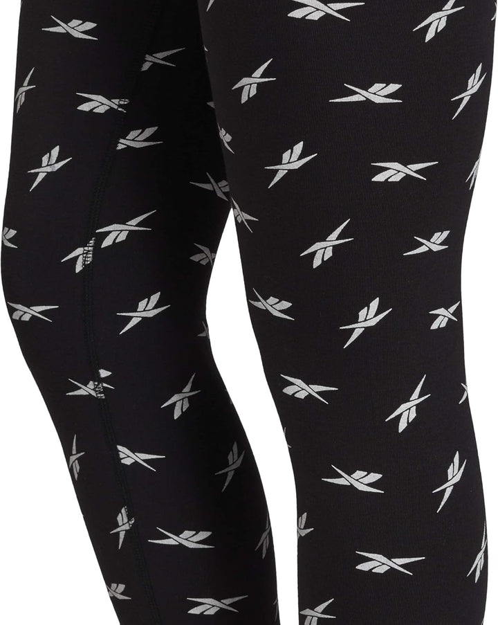 Reebok Damen Te Vector Tight Netze XL Schwarz, XL Schwarz