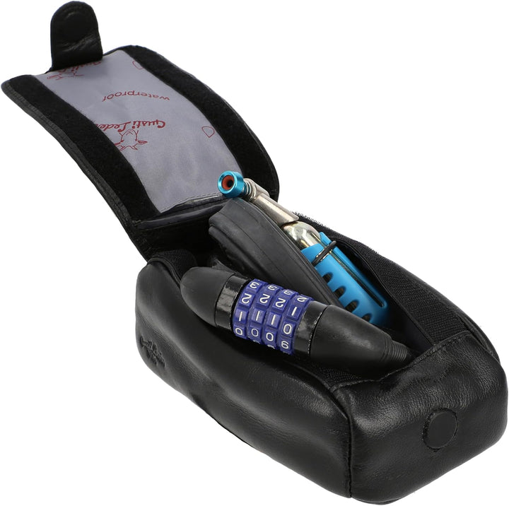 Gusti Rahmentasche Leder - Charly G. Lenkertasche Handyhalterung Navi-Tasche Fahrradtasche Ledertasc