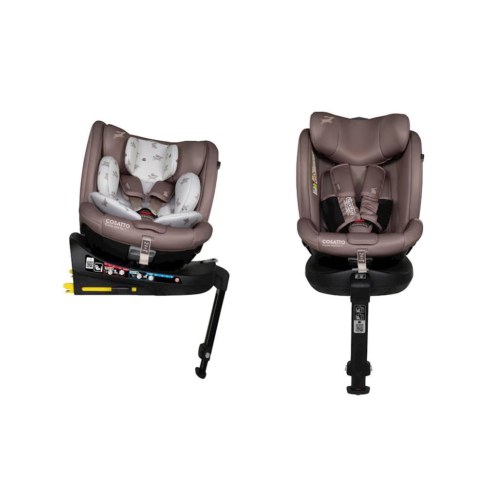 COSATTO Come &amp; Go 2-360° drehbarer Autositz, Geburt bis 4 Jahre (0-105 cm), Gruppe 0/0+/1 ISOFIX int
