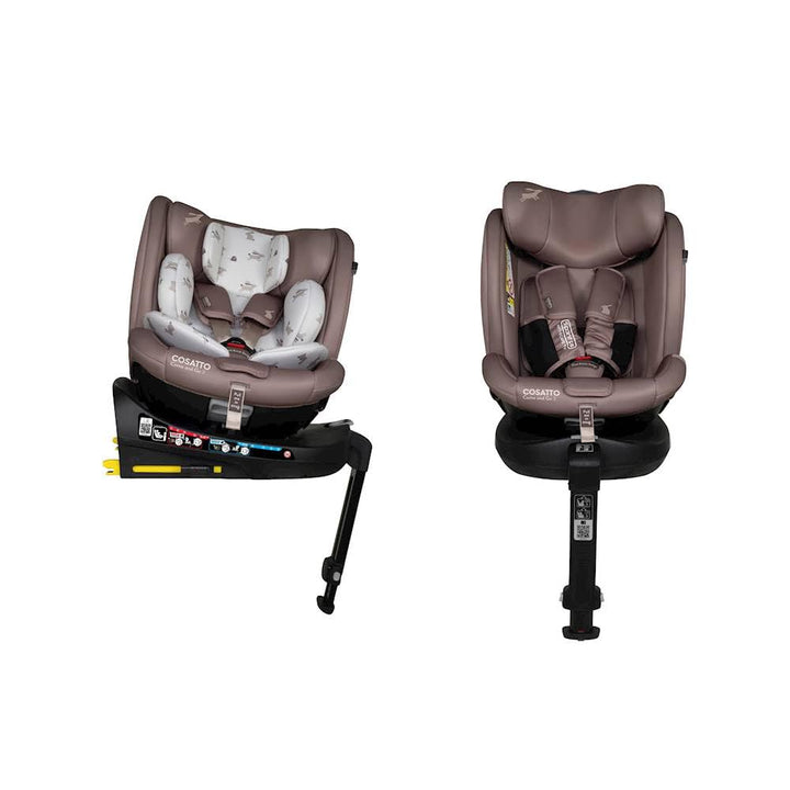 COSATTO Come &amp; Go 2-360° drehbarer Autositz, Geburt bis 4 Jahre (0-105 cm), Gruppe 0/0+/1 ISOFIX int