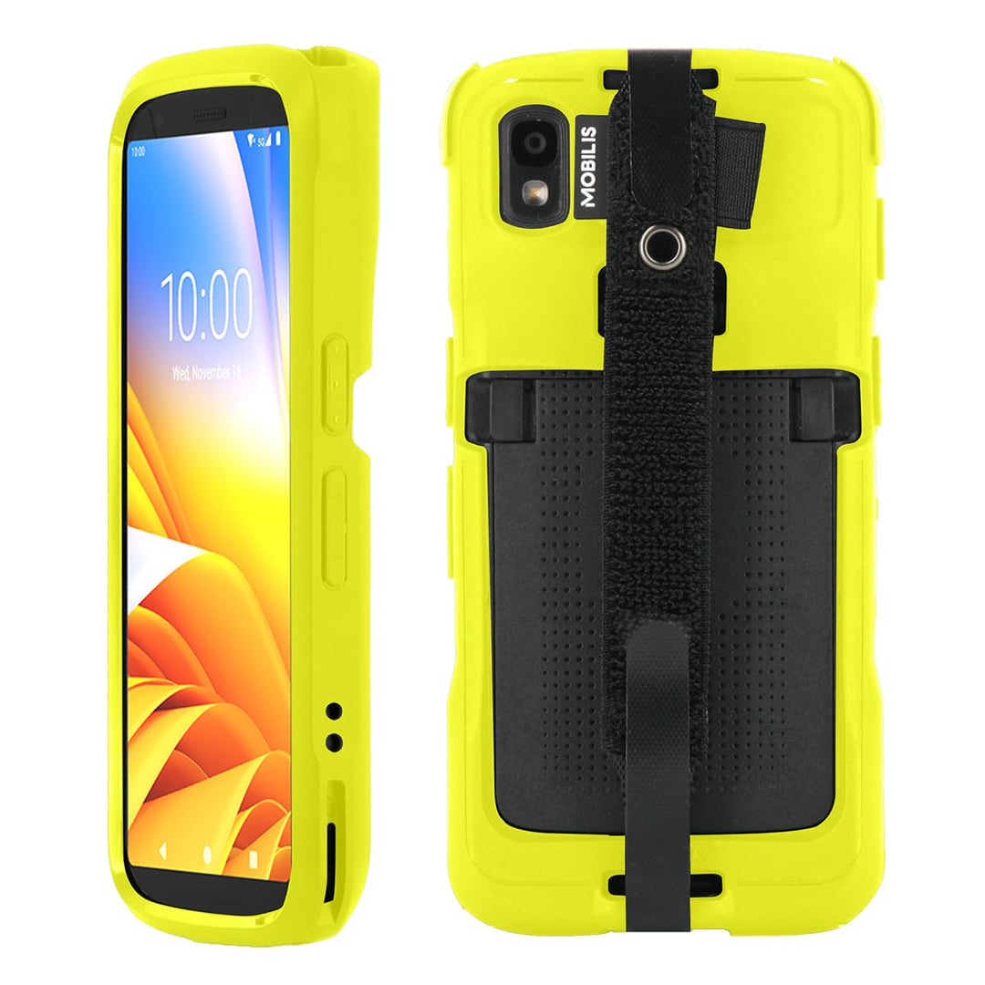 Mobilis Schutzhülle für Zebra TC22 TC27 mit Handschlaufe | Antimikrobieller Schutz - Etui in Militär