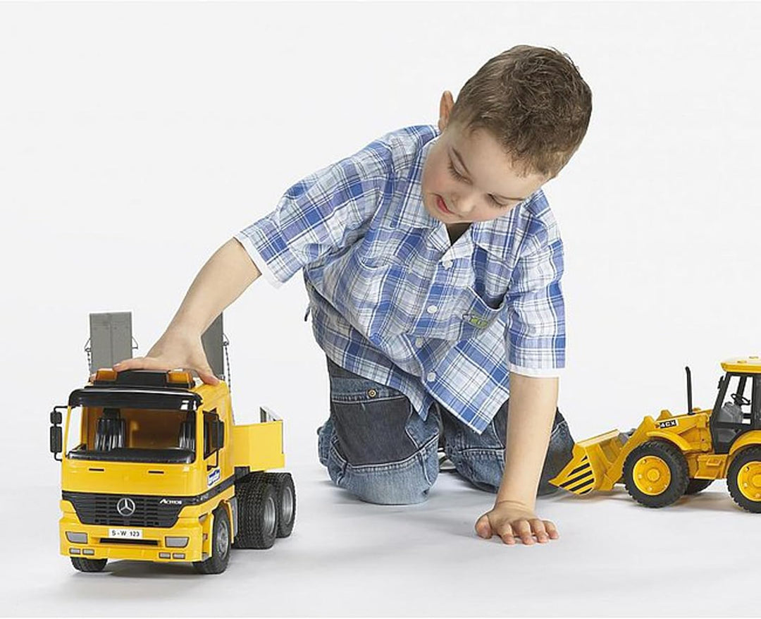 bruder 02428 - JCB 4CX Baggerlader - 1:16 Frontschaufel Heckbagger Baustelle Baufahrzeug Baumaschine