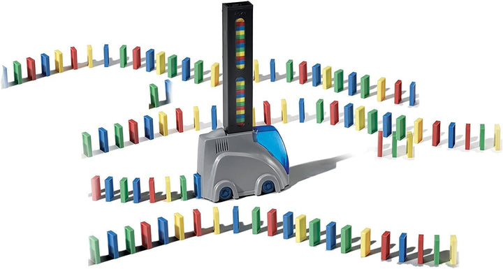 Domino Express Track Creator + 400 Pack, Dominospiel ab 6 Jahren, Kinderspiel mit Dominosteine, Trac