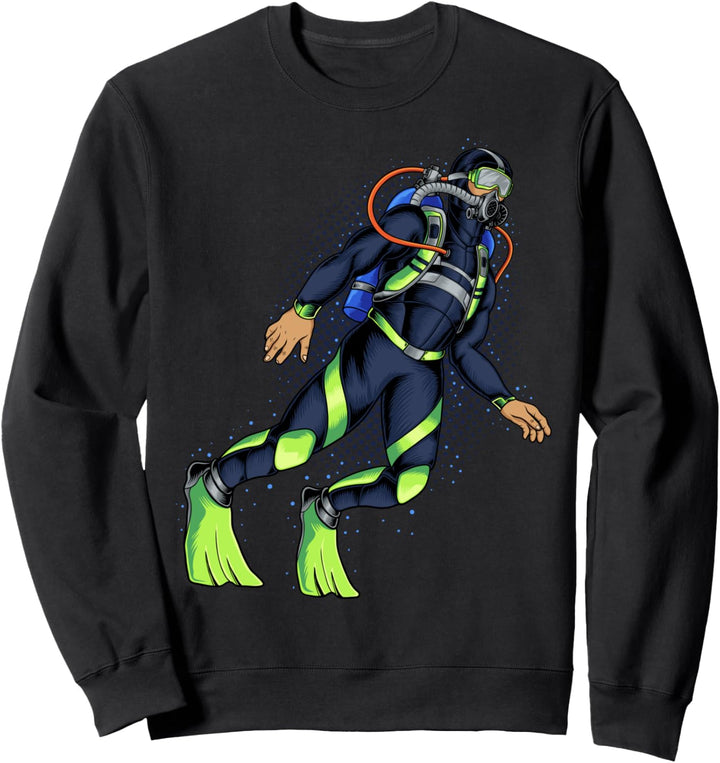 Tauchen Taucher Taucherin Tauchsport Berufstaucher Sweatshirt
