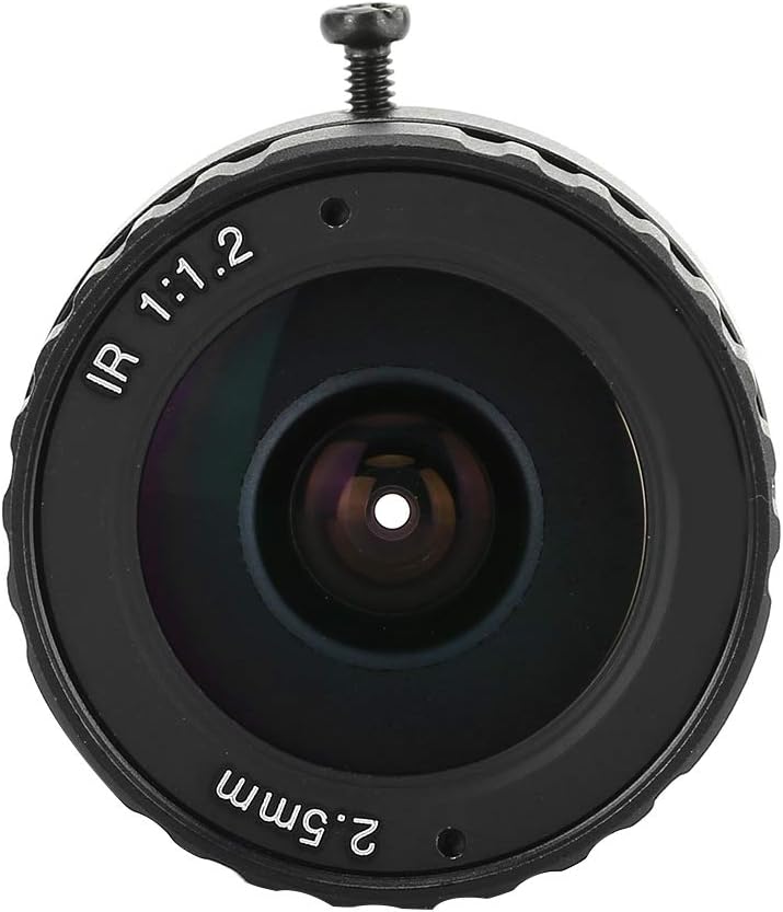 Shanrya HD-Bild CCTV-Objektiv High Definition Fest 2,5 mm CS Fest-Non-Zoom-Objektiv für CCTV DSLR Ab
