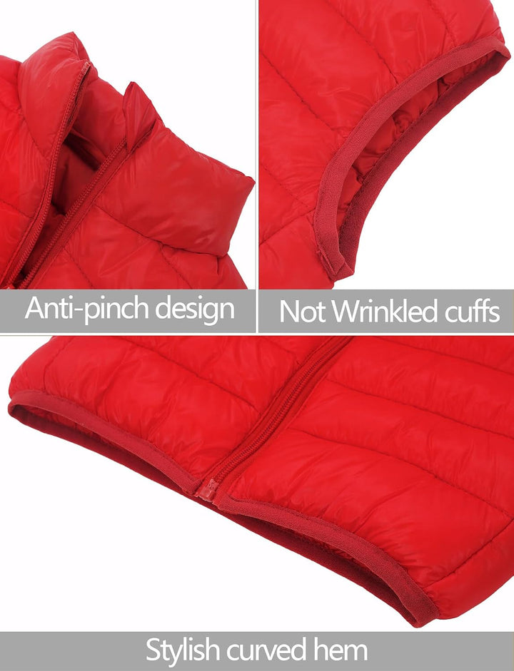 Happy Cherry Kinder Winterweste Gefütterte Stehkragen Weste Winddicht Ärmellose Jacke Baby Warme Ste