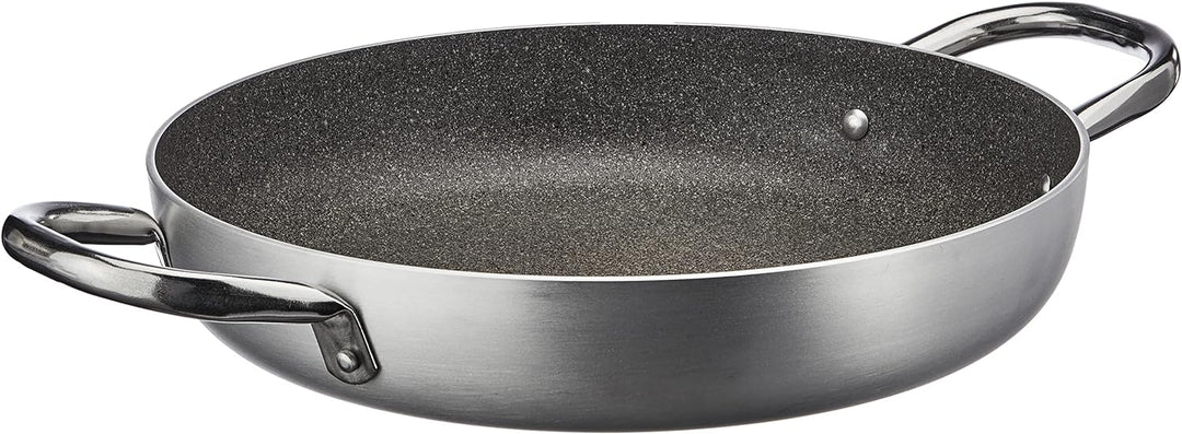 BALLARINI B53T62 Pfanne, 2 Griffe, Durchmesser 32 cm, professionelles Granit, 32 cm