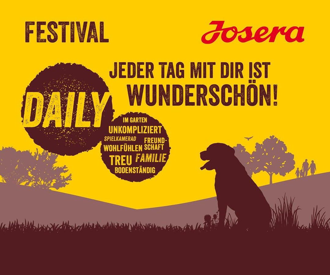 JOSERA Festival (1 x 15 kg) | Hundefutter mit leckerem Sossenmantel | Super Premium Trockenfutter fü