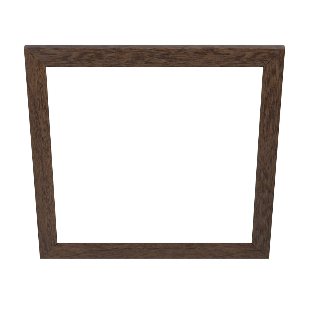 EGLO Deko-Rahmen aus Holz, Zubehör für LED Panel Salobrena 60 x 60 cm, quadratischer Holz-Rahmen in