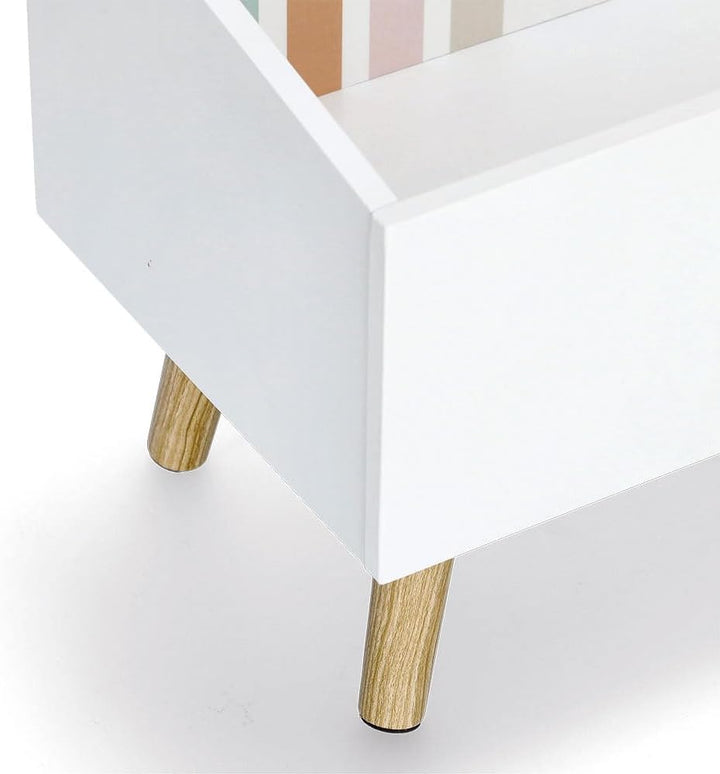 Zeller 13538 Kinder-Aufbewahrungstruhe "Rainbow", MDF/Kiefer, ca. 58 x 28 x 52 cm