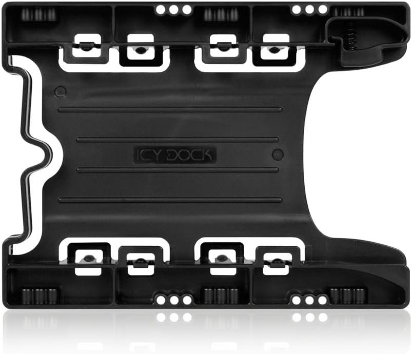 ICY DOCK Einbaurahmen für 2X 2,5 Zoll (6,4cm) SSDs/HDDs in 1x 3,5 Zoll (8,9cm) EZ-Fit Light MB290SP-