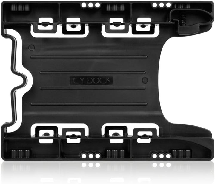 ICY DOCK Einbaurahmen für 2X 2,5 Zoll (6,4cm) SSDs/HDDs in 1x 3,5 Zoll (8,9cm) EZ-Fit Light MB290SP-