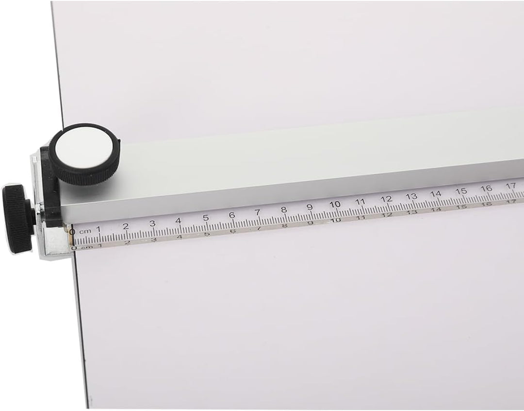 A2 Zeichenbrett, 60x45cm Professionelles Zeichenplatte mit Paralleler Bewegungsstange und 2 Druck St
