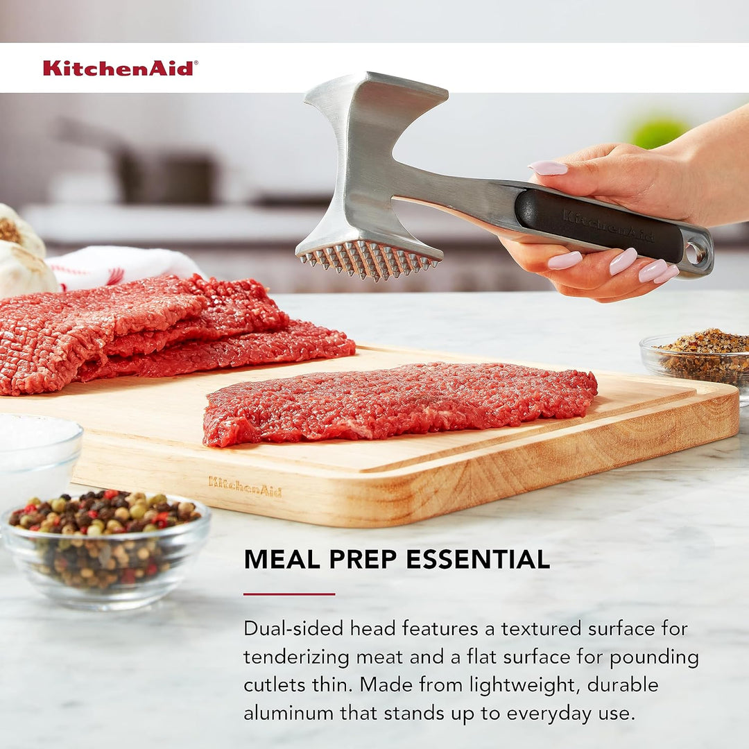 KitchenAid KO119OHOBA Gourmet Meat Tenderizer, 9.45-Inch, Black