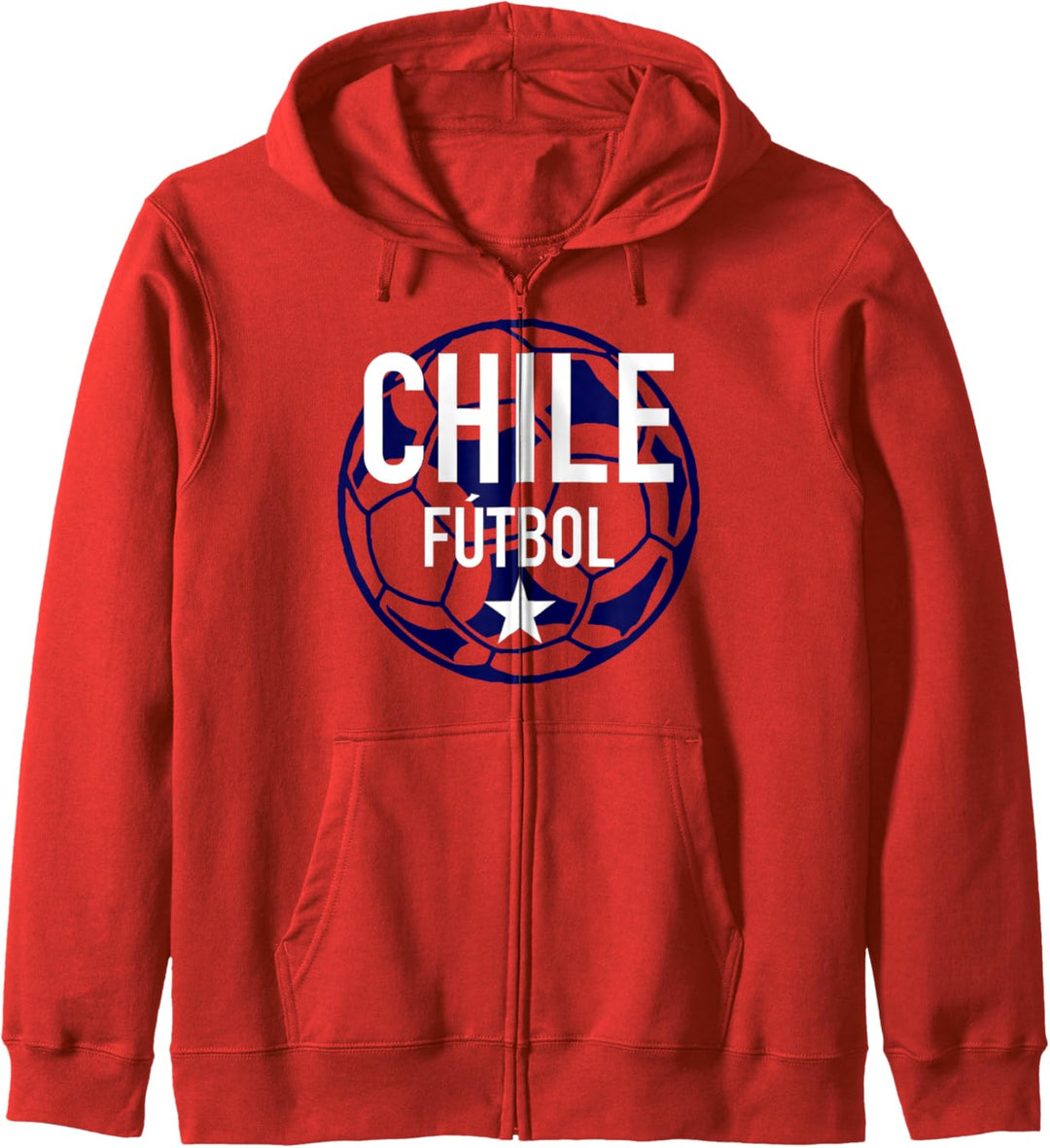Chile Soccer Ball Futbol Kapuzenjacke