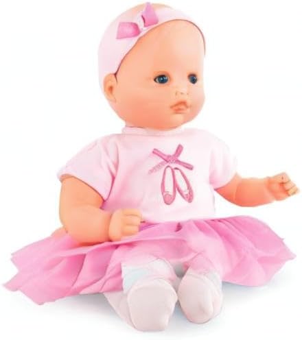 Corolle 9000100290 - Mon Premier Poupon Maeva Ballerina 30cm, Französische Puppe mit Charme und Vani