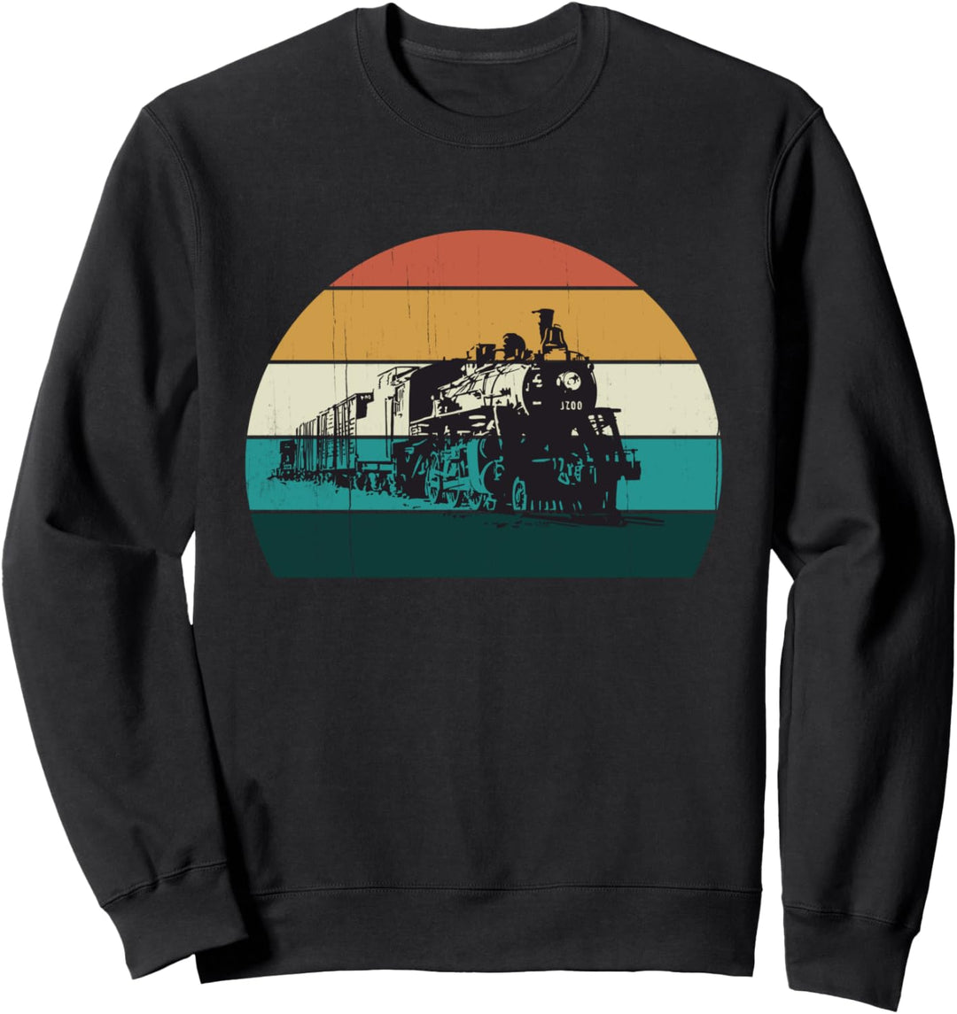 Dampfzugfahrer / Lokomotive / Vintage Triebwagen Geschenk Sweatshirt