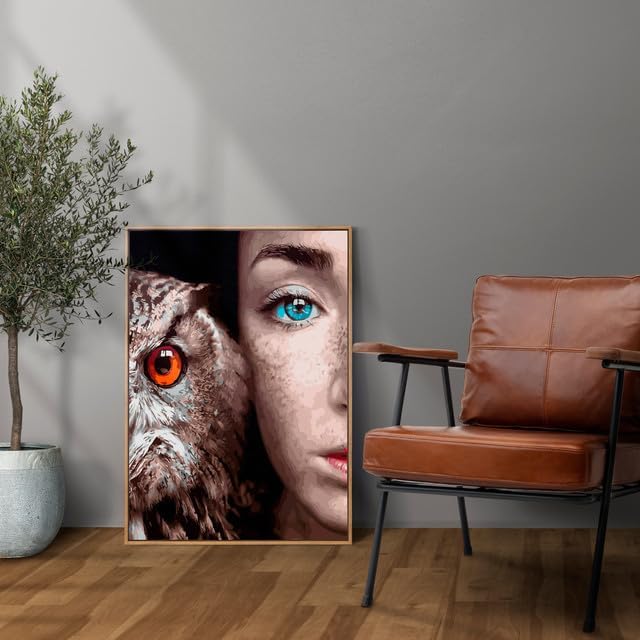 Oh Art! Malen Nach Zahlen Erwachsene Set Mit 3 Pinseln Und Acrylfarben Gemälde Acrylic Malerei DIY L