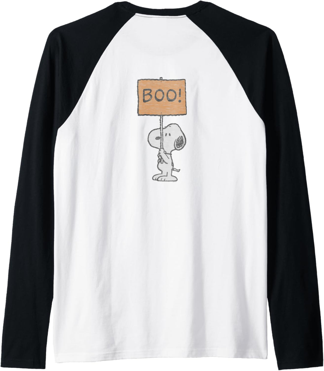 Peanuts Halloween Boo Raglan