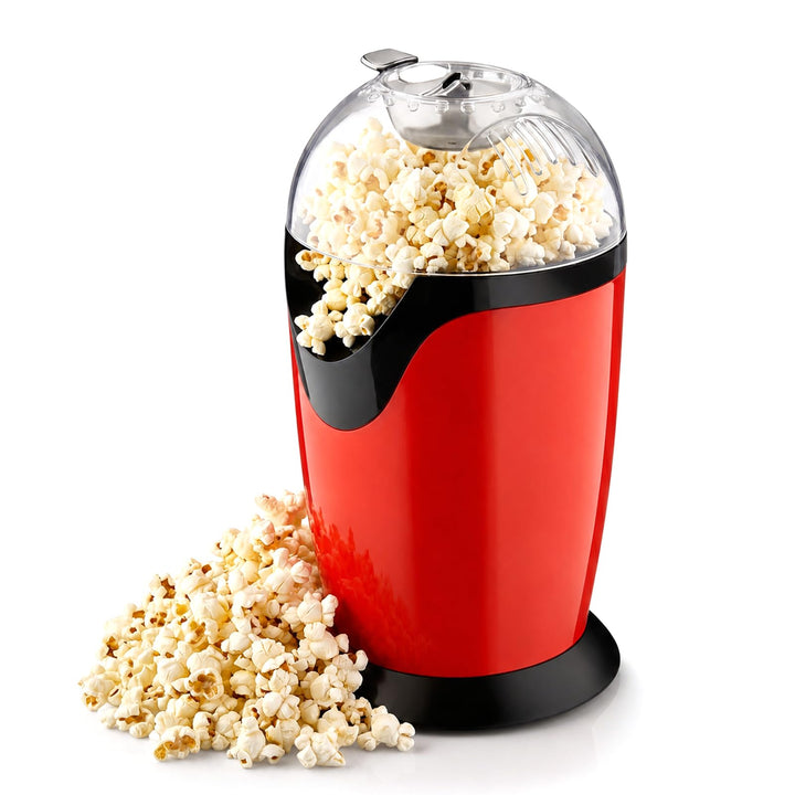 Popcornmaschine, 1200w Heissluft Popcorn Maker, Popcorn-Maschinen Mit Messbecher, Transparenter Deck