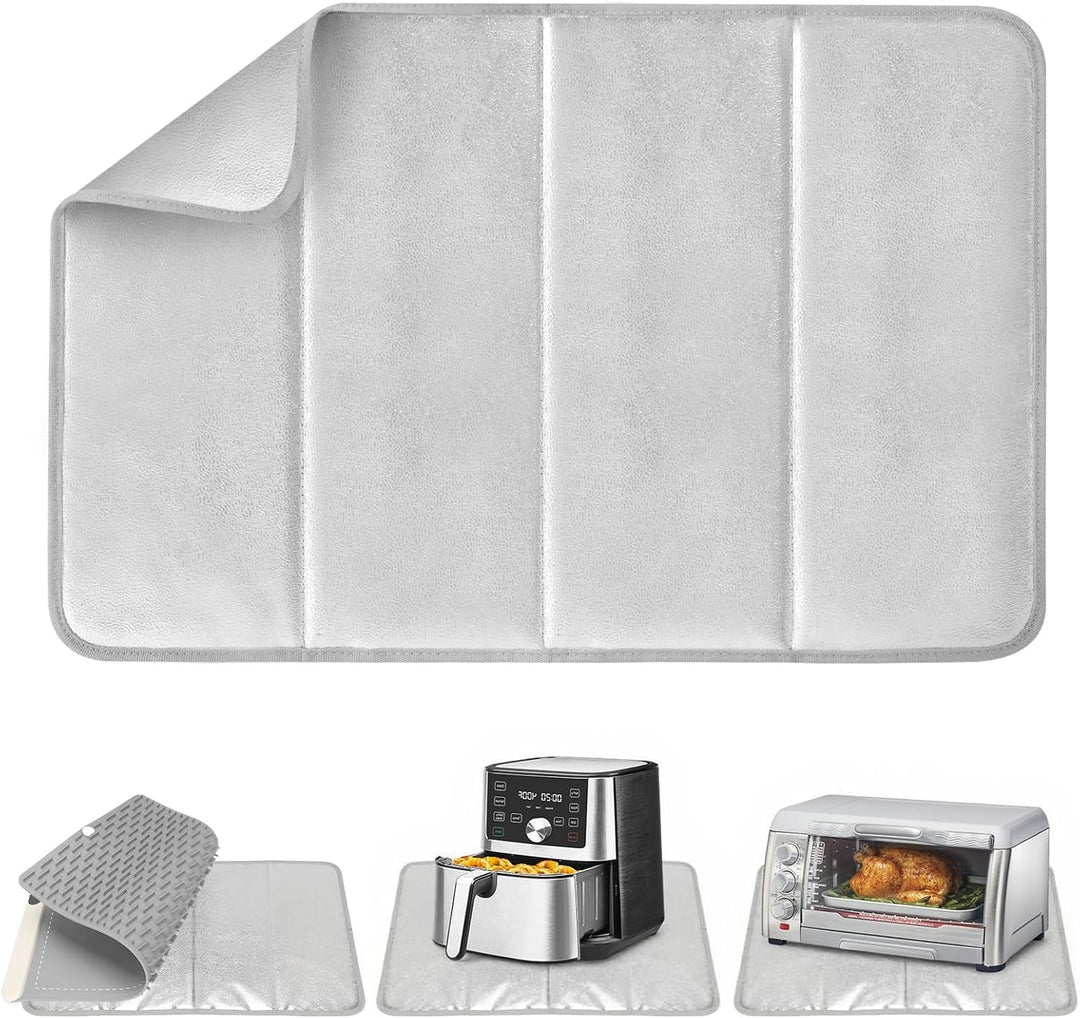 FYY Heat-Resistant Mat for Food Warming Mats - 23×15.4 inch Tables Protected, Up to 50% Temperature