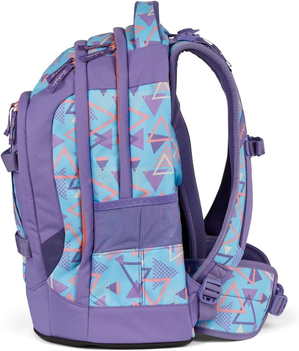 satch Pack Schulrucksack Set 2.tlg inkl. Schlamperbox 80s Dance, 80s Dance